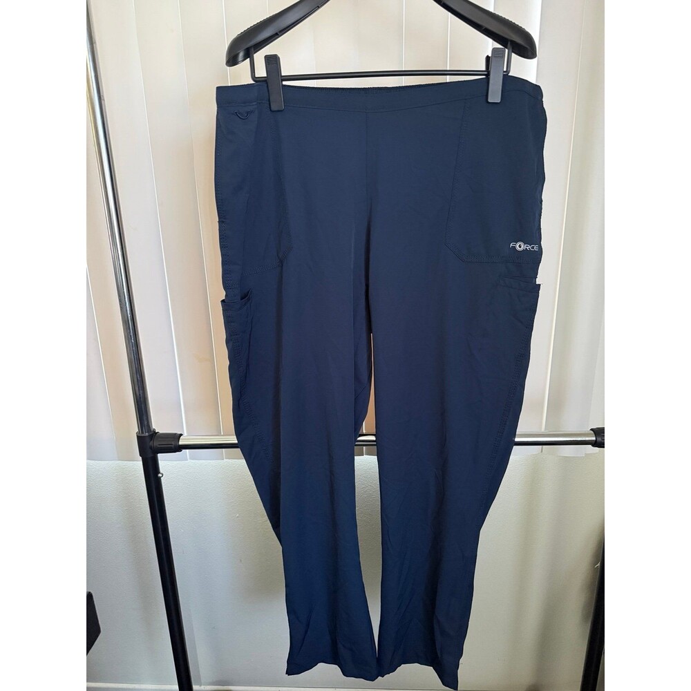 Women’s Carhartt Force Navy Blue Scrub Pants Size 2XL